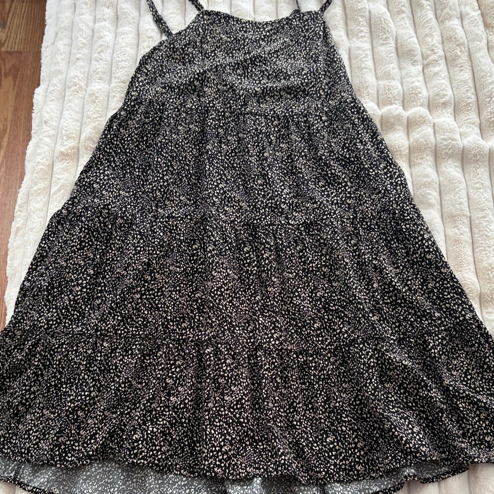 Old Navy Black and White Patterned Dress
